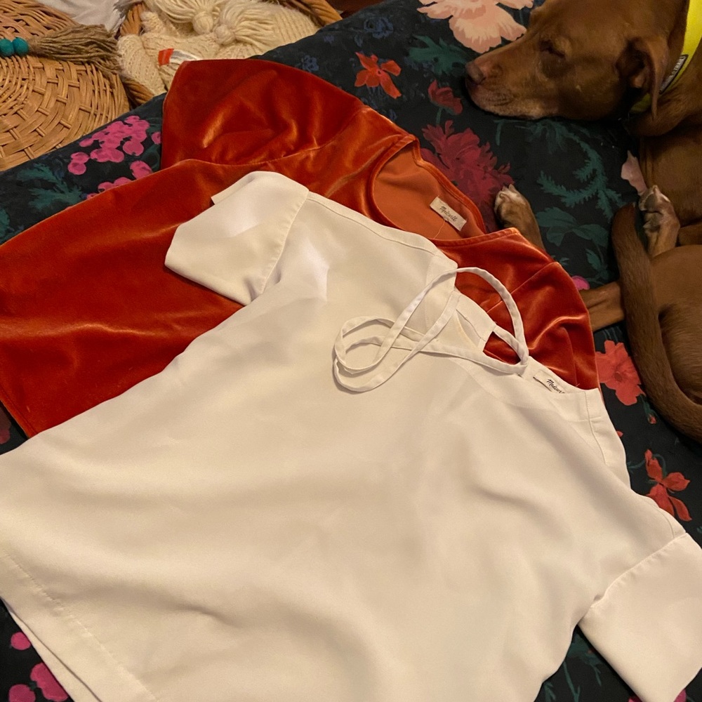 Two Madewell tops
